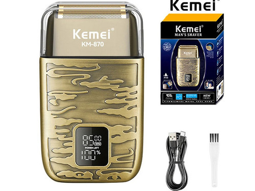 شیور صفر زن کیمی مدل Kemei KM-870 برش مستقیم و ضد آب