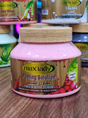 اسکراب شنی صورت و بدن مکس لیدی | پیلینگ (Peeling Solution)