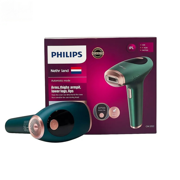 لیزر خانگی فیلیپس Philipsحذف موهای زائد صورت و بدن زنان bri_568 اصل اورجینال سری mo08