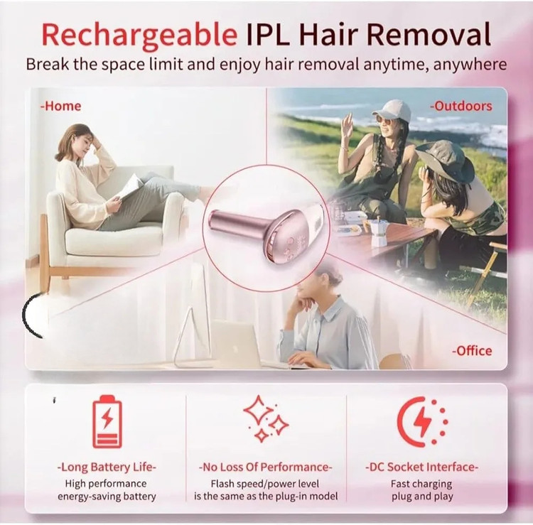 لیزر خانگی فیلیپس مدل Lumea IPL Hair Remova شات نامحدود (با 6 عدد سر ) اصل اورجینال به ضمانت اصالت کالا