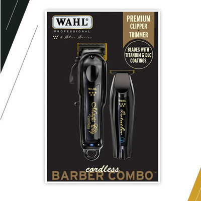 ست ماشین اصلاح مجیک کلیپ و دیتیلر ال آی وال مدل باربر کمبو شارژی اصل barber combo